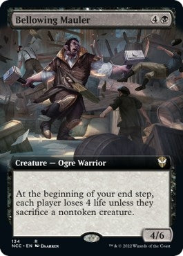 Image for Bellowing Mauler (Extended Art) (134) (NCC) - Magic: The Gathering