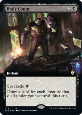 Image for Body Count (Extended Art) (135) (NCC) - Magic: The Gathering
