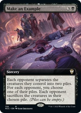 Image for Make an Example (Extended Art) (138) (NCC) - Magic: The Gathering