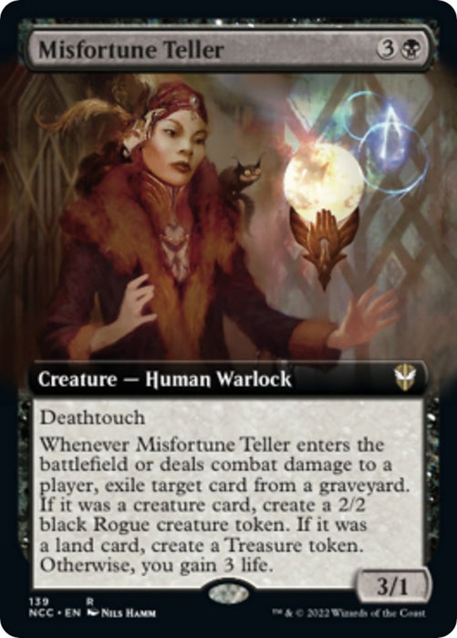 Image for Misfortune Teller (Extended Art) (139) (NCC) - Magic: The Gathering