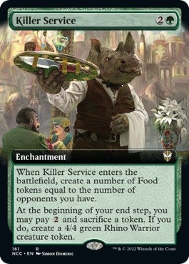 Image for Killer Service (Extended Art) (161) (NCC) - Magic: The Gathering