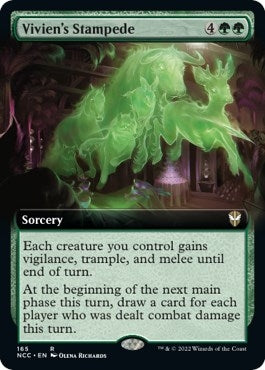 Image for Vivien's Stampede (Extended Art) (165) (NCC) - Magic: The Gathering