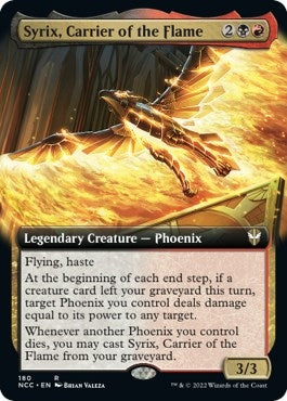 Image for Syrix, Carrier of the Flame (Extended Art) (180) (NCC) - Magic: The Gathering