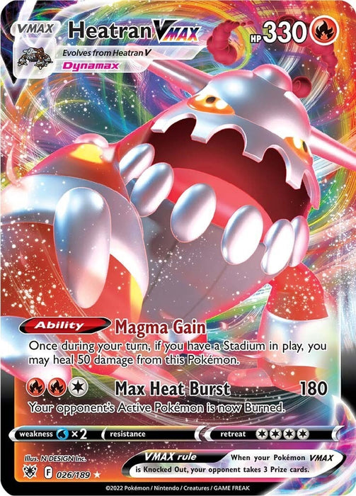 Heatran VMAX (026/189) (SWSH10)