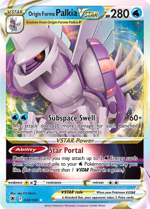 Origin Forme Palkia VSTAR (040/189) (SWSH10)
