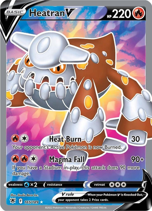 Heatran V (Full Art) (165/189) (SWSH10)