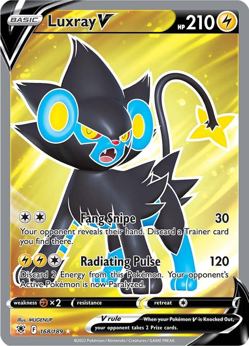 Luxray V (Full Art) (168/189) (SWSH10)