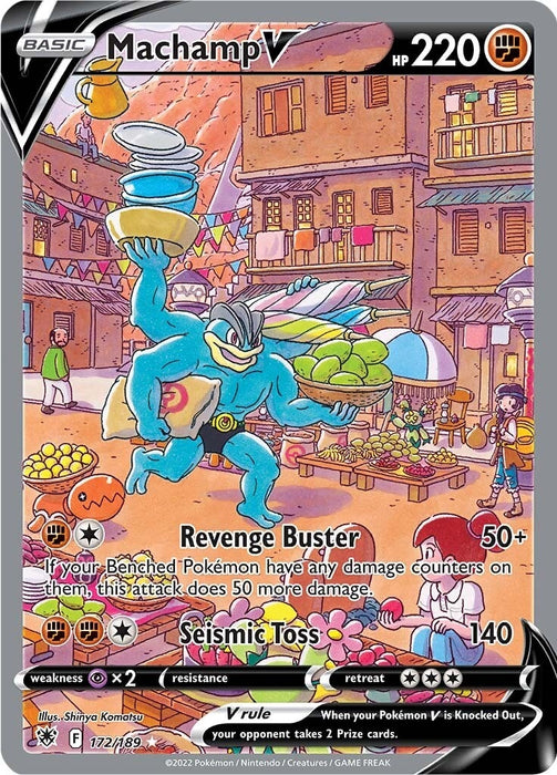 Machamp V (Alternate Full Art) (172/189) (SWSH10)