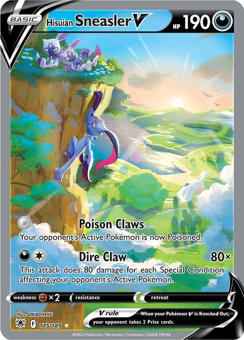 Hisuian Sneasler V (Alternate Full Art) (175/189) (SWSH10)
