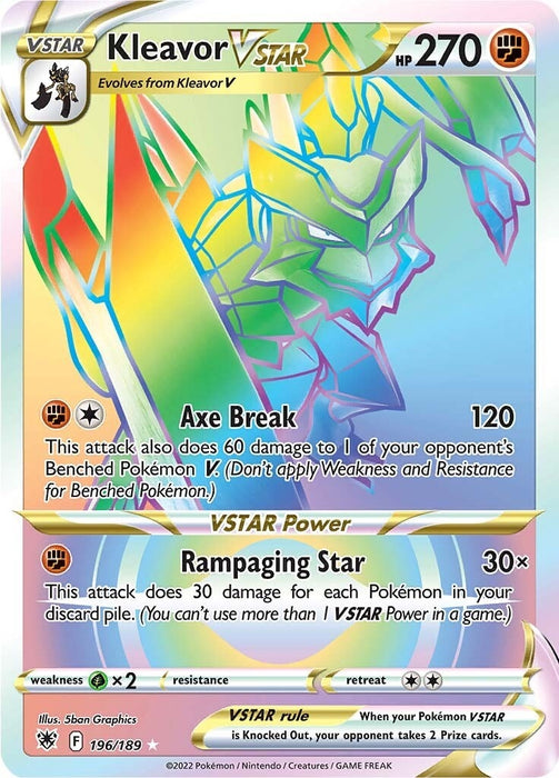 Kleavor VSTAR (Secret) (196/189) (SWSH10)