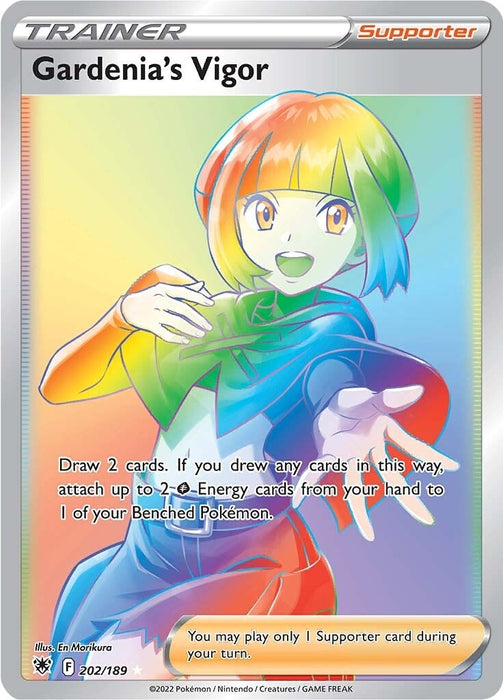Image for Gardenia's Vigor (Secret) (202/189) (SWSH10) - Pokemon