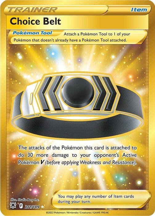 Choice Belt (Secret) (211/189) (SWSH10)