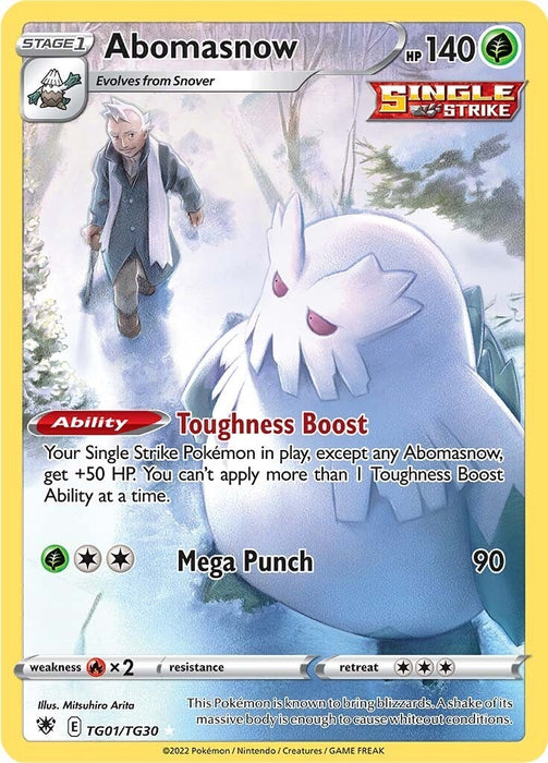 Image for Abomasnow (TG01/TG30) (SWSH10:TG) - Pokemon