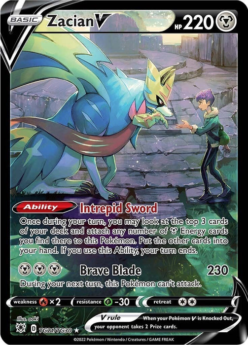 Zacian V (TG21/TG30) (SWSH10:TG)