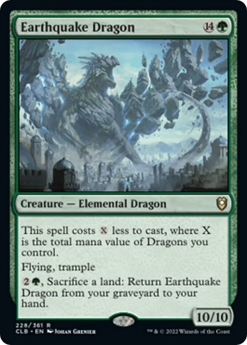 Image for Earthquake Dragon (228) (CLB) - Magic: The Gathering
