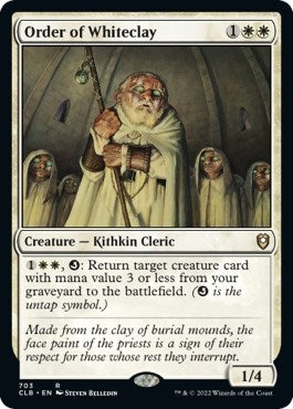 Image for Order of Whiteclay (703) (CLB) - Magic: The Gathering