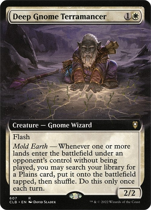 Image for Deep Gnome Terramancer (Extended Art) (607) (CLB) - Magic: The Gathering