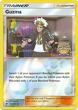 Image for Guzma - 115/147 (Regional Championships) [Staff] (115/147) (PR) - Pokemon