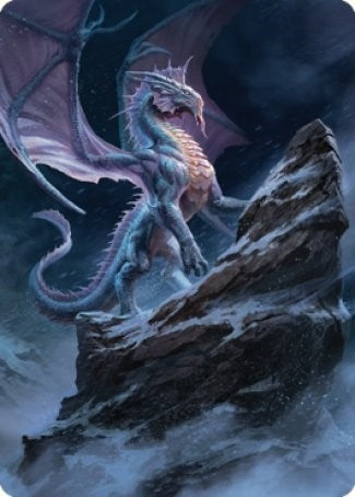 Image for Ancient Silver Dragon Art Card (6/81) (6) (ASCLB) - Magic: The Gathering