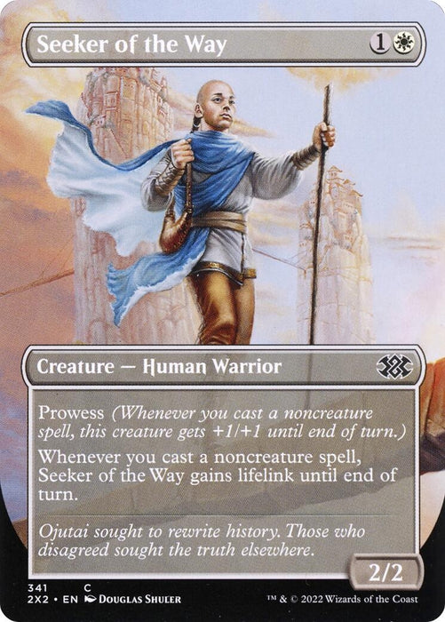 Image for Seeker of the Way (Borderless) (341) (2X2) - Magic: The Gathering