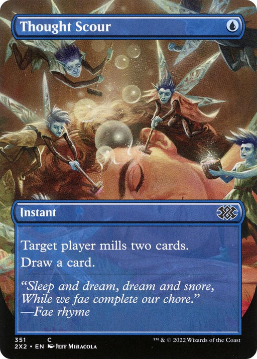 Image for Thought Scour (Borderless) (351) (2X2) - Magic: The Gathering