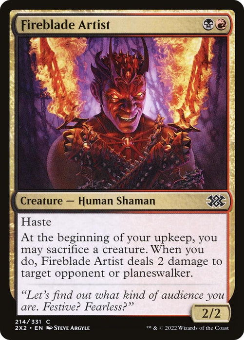 Image for Fireblade Artist (214) (2X2) - Magic: The Gathering