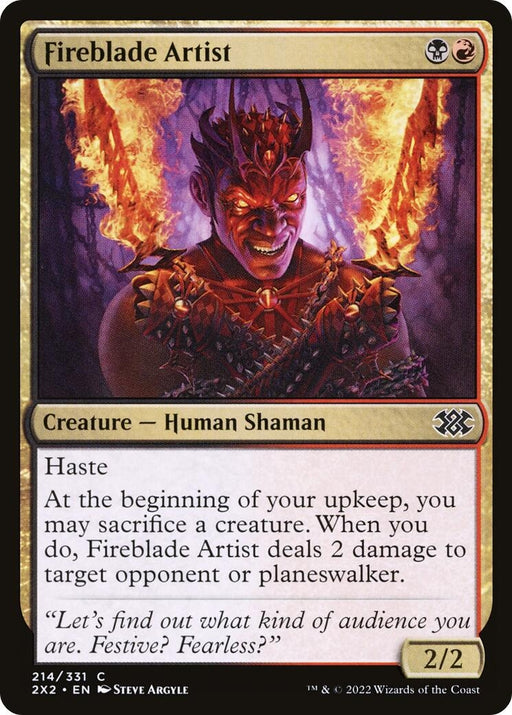 Image for Fireblade Artist (214) (2X2) - Magic: The Gathering