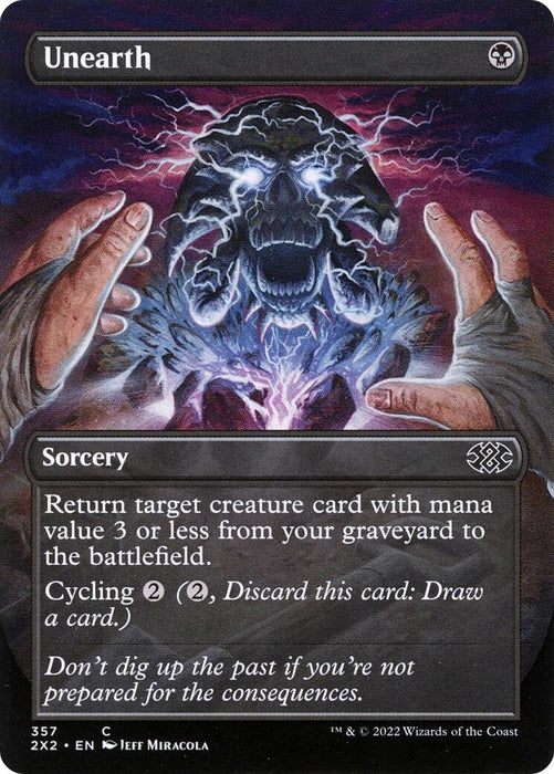 Image for Unearth (Borderless) (357) (2X2) - Magic: The Gathering
