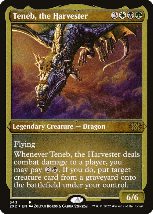 Image for Teneb, the Harvester (Foil Etched) (543) (2X2) - Magic: The Gathering