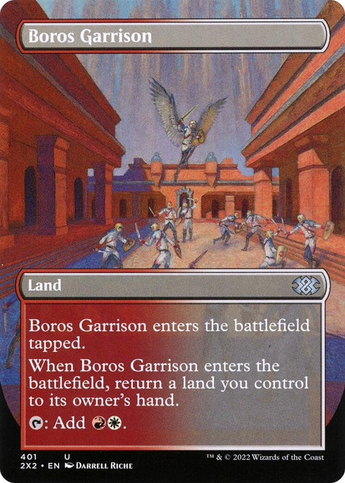 Image for Boros Garrison (Borderless) (401) (2X2) - Magic: The Gathering
