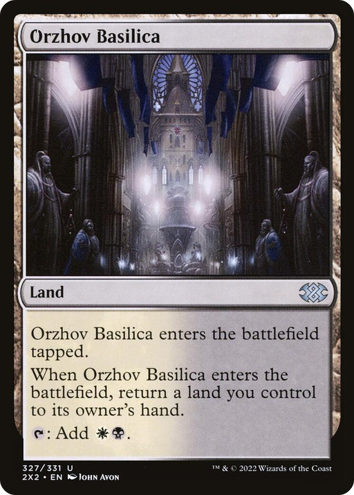 Image for Orzhov Basilica (327) (2X2) - Magic: The Gathering