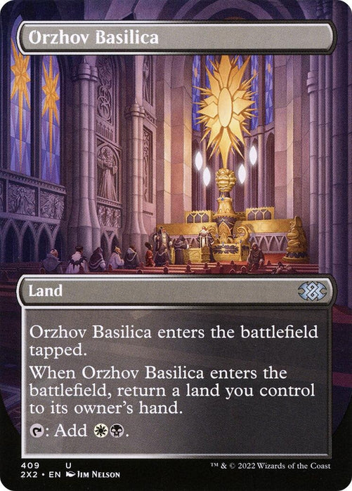 Image for Orzhov Basilica (Borderless) (409) (2X2) - Magic: The Gathering