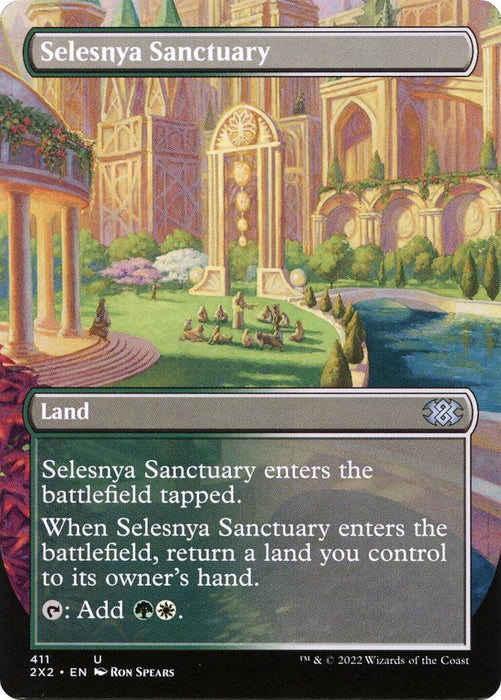 Image for Selesnya Sanctuary (Borderless) (411) (2X2) - Magic: The Gathering
