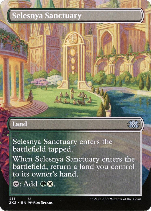 Image for Selesnya Sanctuary (Borderless) (411) (2X2) - Magic: The Gathering
