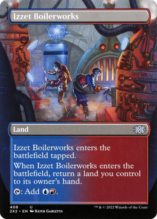 Image for Izzet Boilerworks (Borderless) (408) (2X2) - Magic: The Gathering