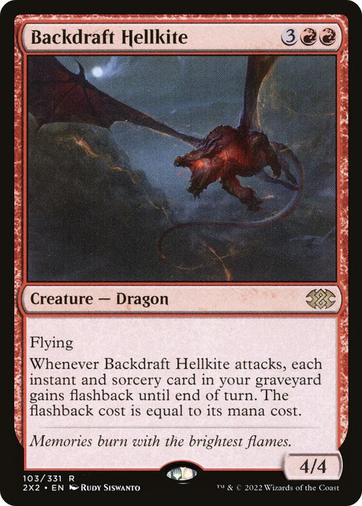 Image for Backdraft Hellkite (103) (2X2) - Magic: The Gathering