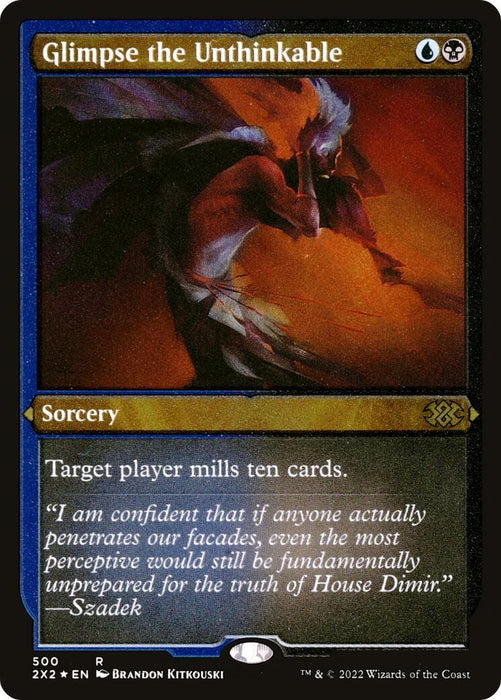 Image for Glimpse the Unthinkable (Foil Etched) (500) (2X2) - Magic: The Gathering
