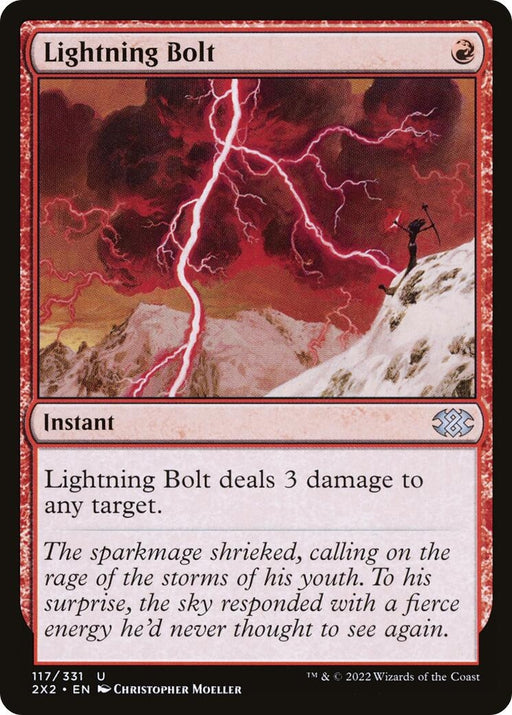 Image for Lightning Bolt (117) (2X2) - Magic: The Gathering
