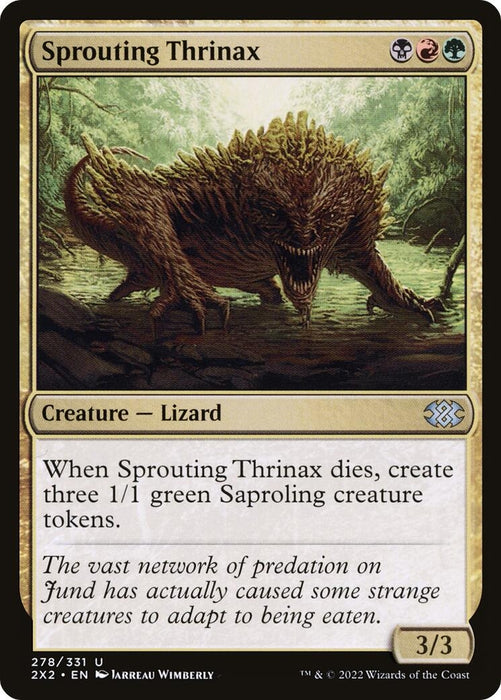 Image for Sprouting Thrinax (278) (2X2) - Magic: The Gathering