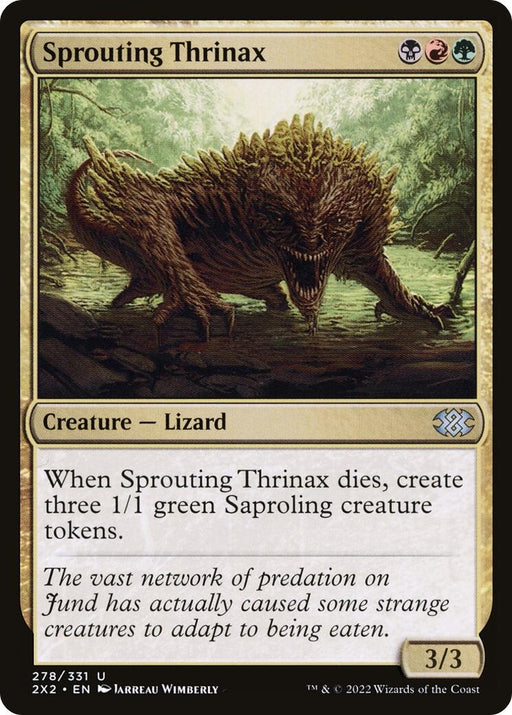 Image for Sprouting Thrinax (278) (2X2) - Magic: The Gathering