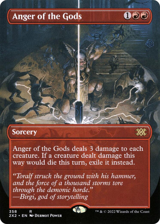 Image for Anger of the Gods (Borderless) (358) (2X2) - Magic: The Gathering