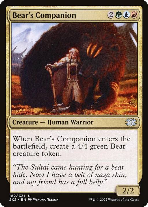 Image for Bear's Companion (182) (2X2) - Magic: The Gathering