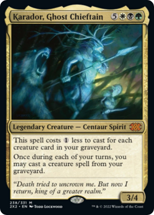 Image for Karador, Ghost Chieftain (238) (2X2) - Magic: The Gathering