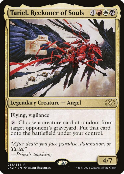 Image for Tariel, Reckoner of Souls (281) (2X2) - Magic: The Gathering