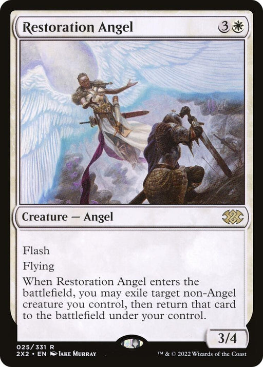Image for Restoration Angel (25) (2X2) - Magic: The Gathering