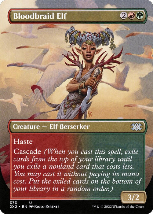 Image for Bloodbraid Elf (Borderless) (373) (2X2) - Magic: The Gathering