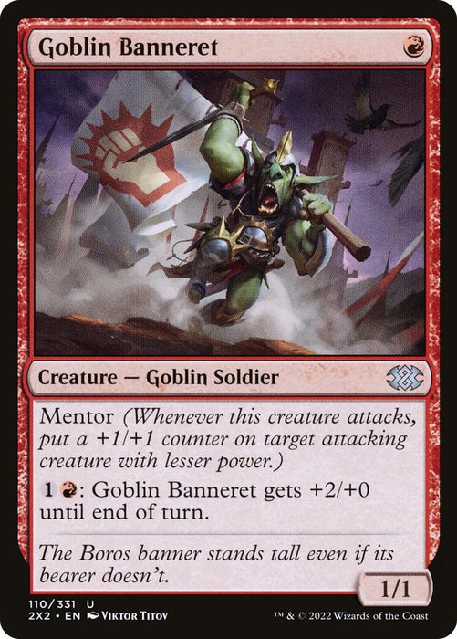 Image for Goblin Banneret (110) (2X2) - Magic: The Gathering