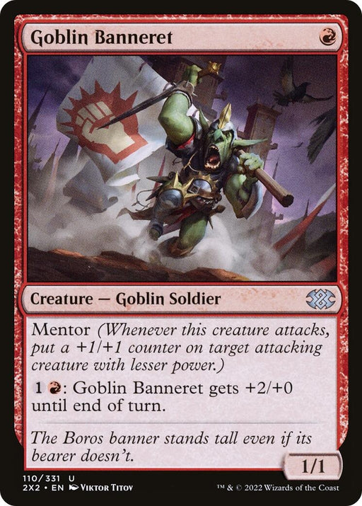 Image for Goblin Banneret (110) (2X2) - Magic: The Gathering