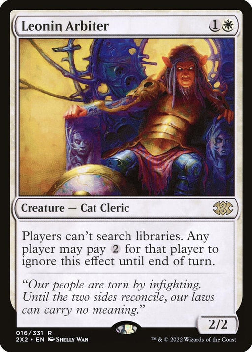 Image for Leonin Arbiter (16) (2X2) - Magic: The Gathering