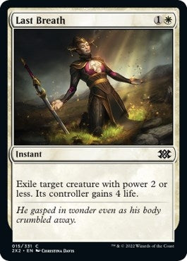 Image for Last Breath (15) (2X2) - Magic: The Gathering